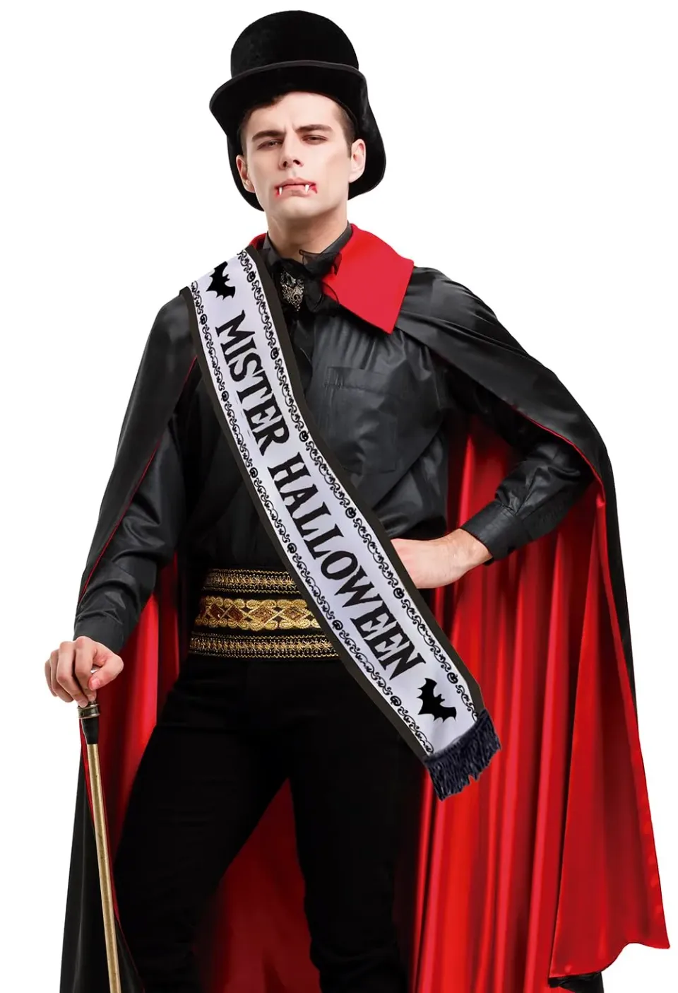 Fiestas Guirca Mister Halloween fascia uomo adulto bianca