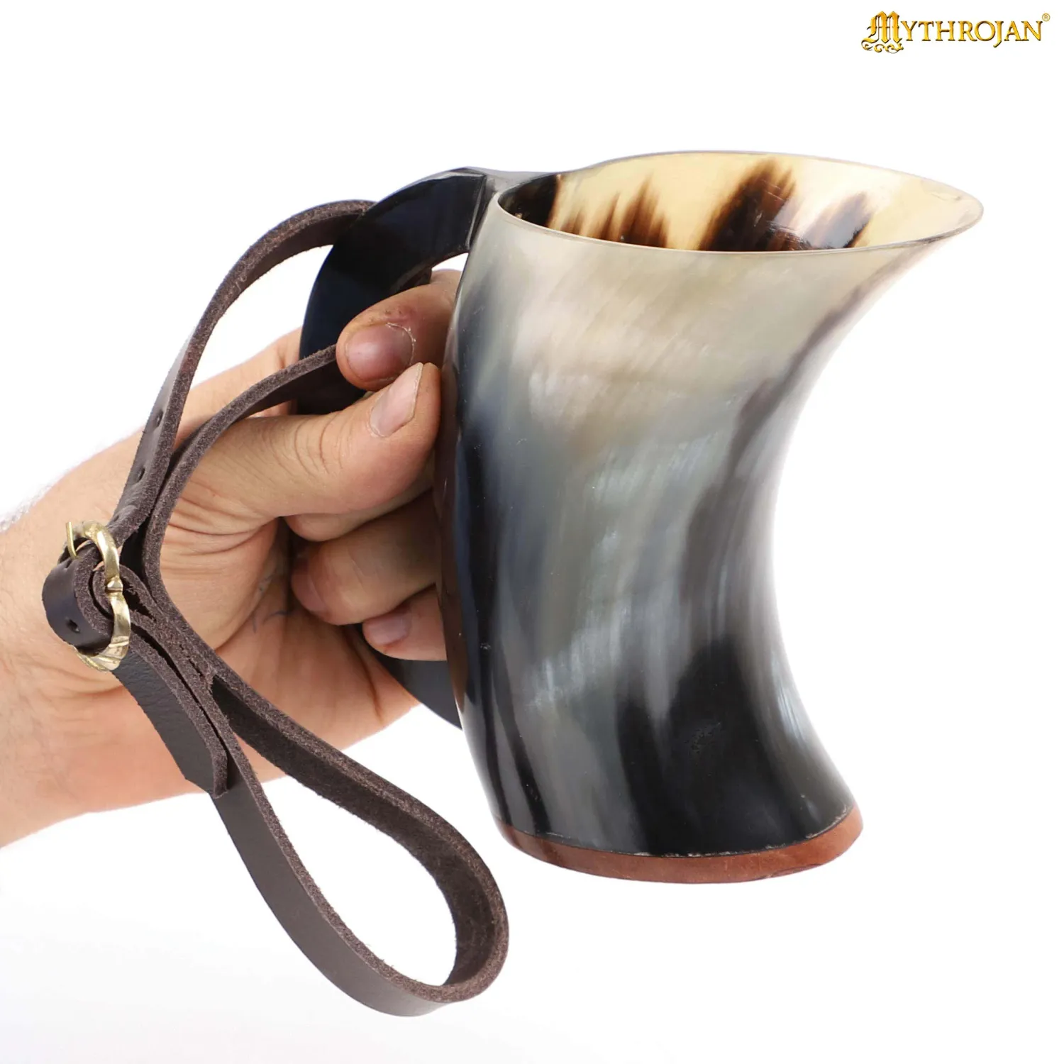La Bottega di Merlino Boccale Corno 300 ml con cinturino