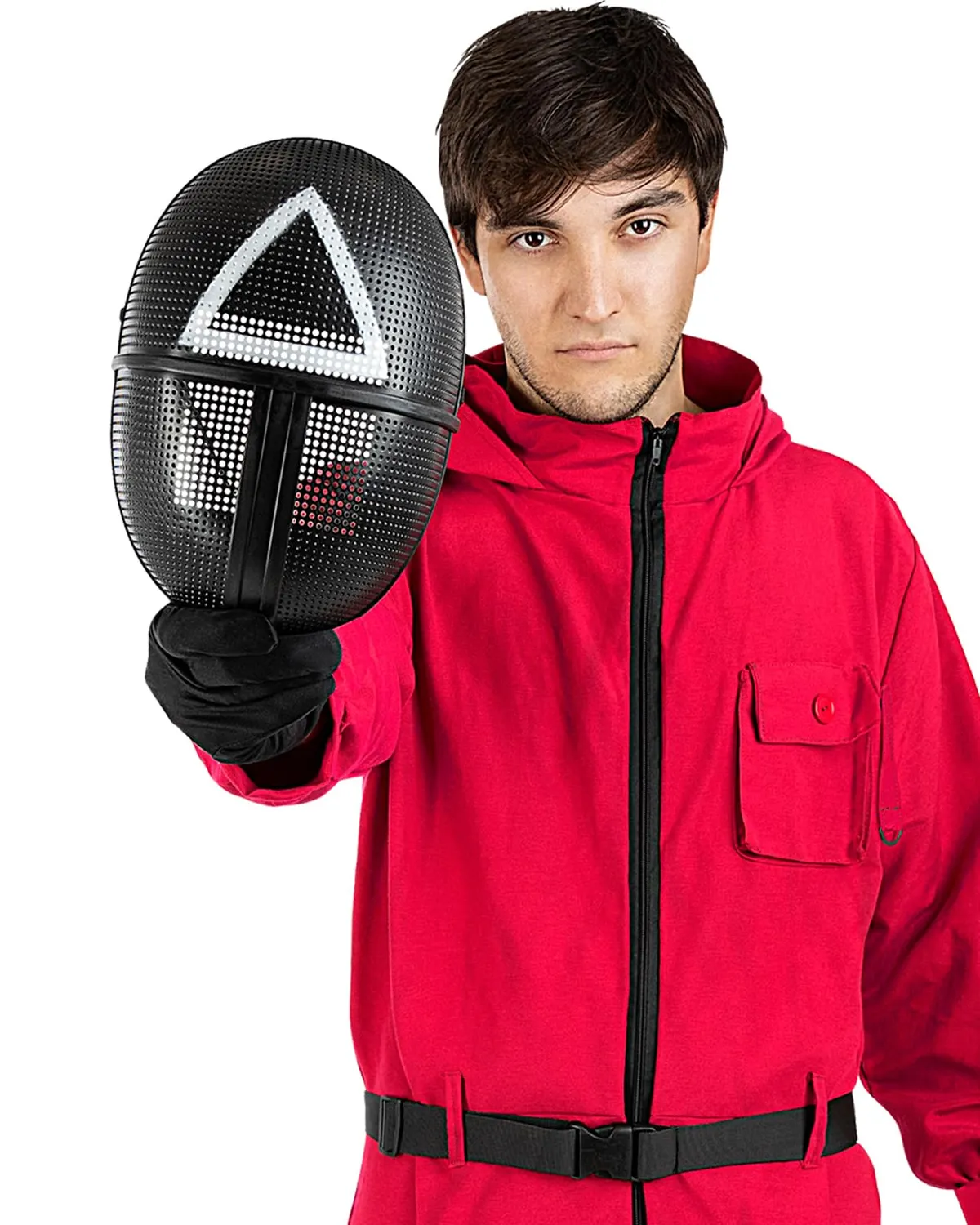 Funidelia Squid Game tuta costume adulto maschera triangolo
