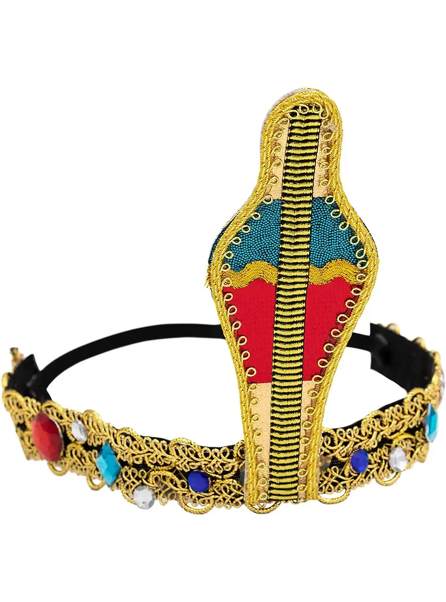 Funidelia Diadema Cleopatra copricapo donna dorato