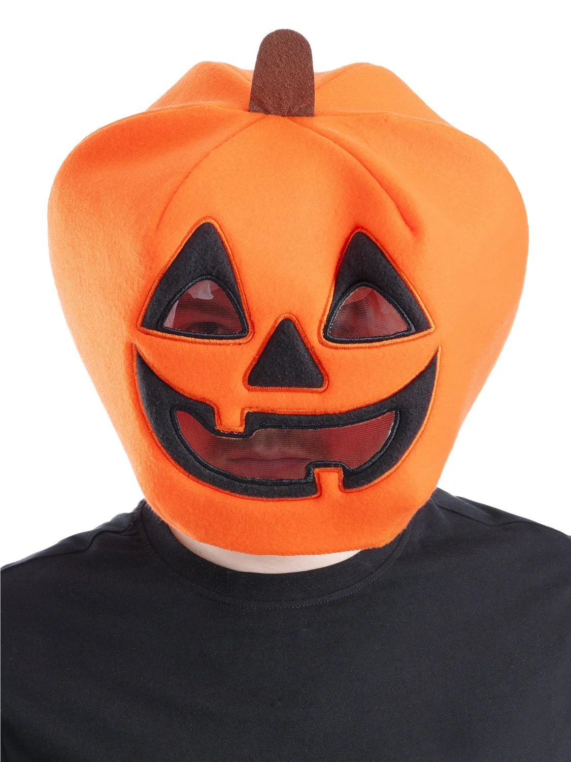 Smiffys Pumpkin Mascot maschera zucca bambino arancione