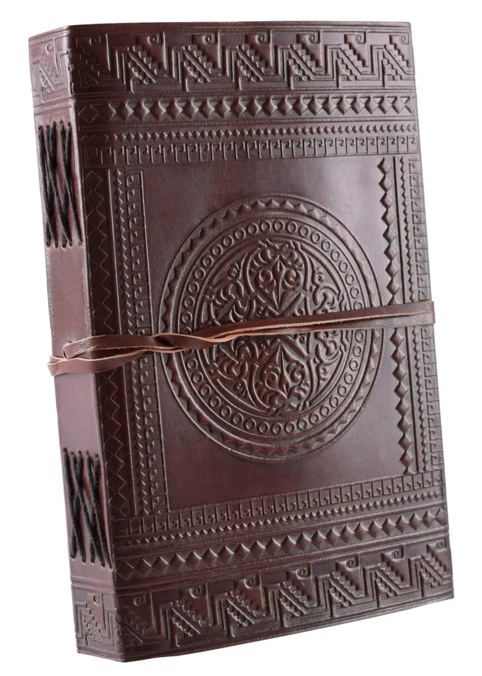 La Bottega di Merlino Agenda pelle medievale goffrata 210x140 mm
