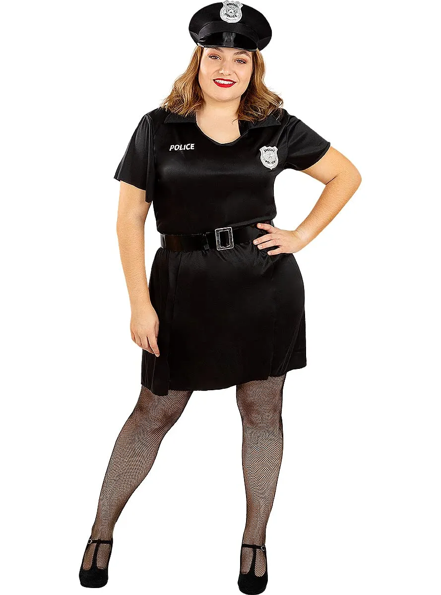Funidelia poliziotta costume donna nero