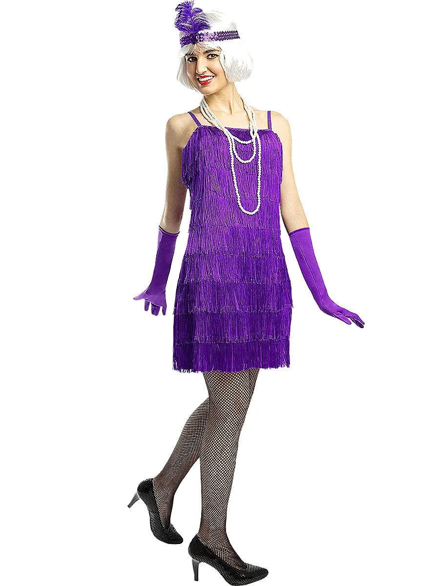 Funidelia Charleston anni 20 costume donna viola taglia S