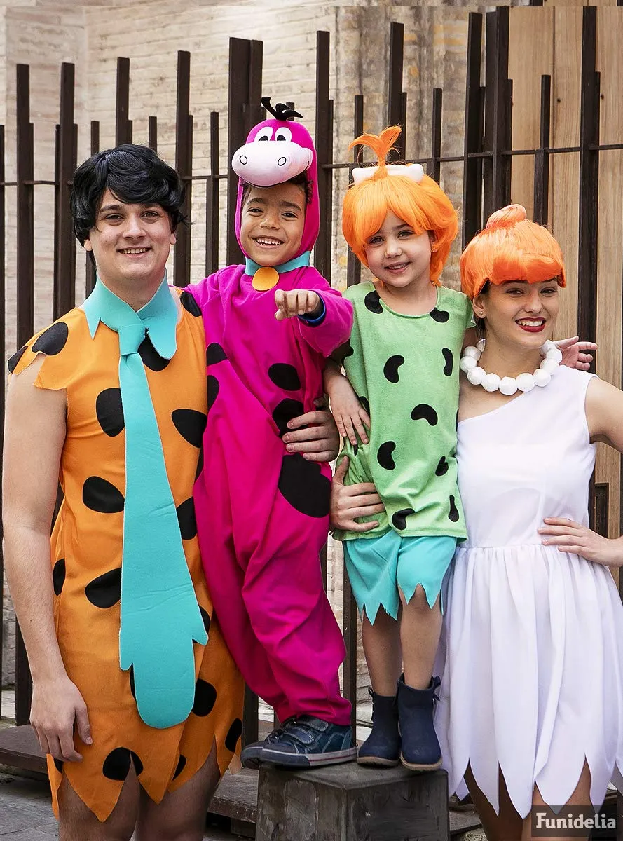 Funidelia Dino Flintstones Costume Bambino 10-12 Anni Viola