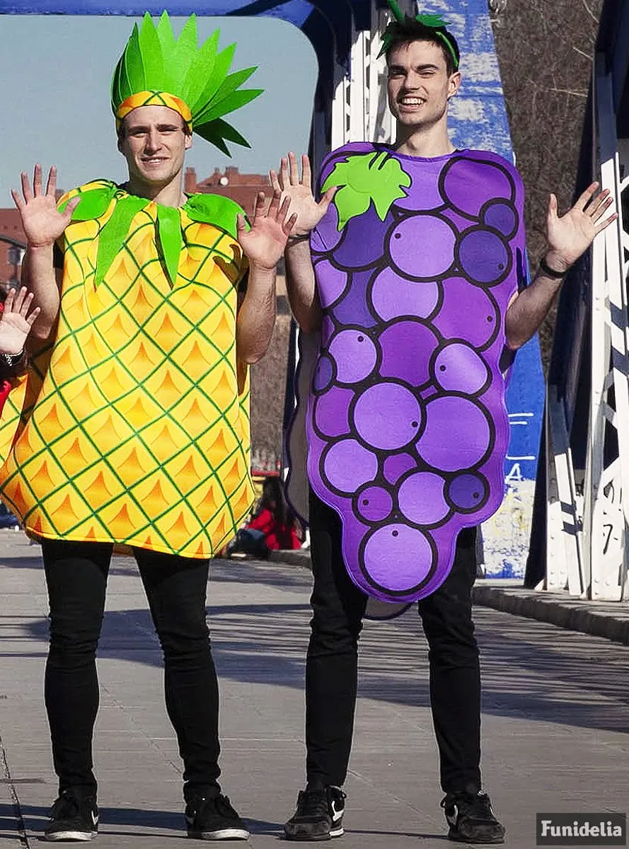 Funidelia Uva costume frutta viola taglia standard unisex
