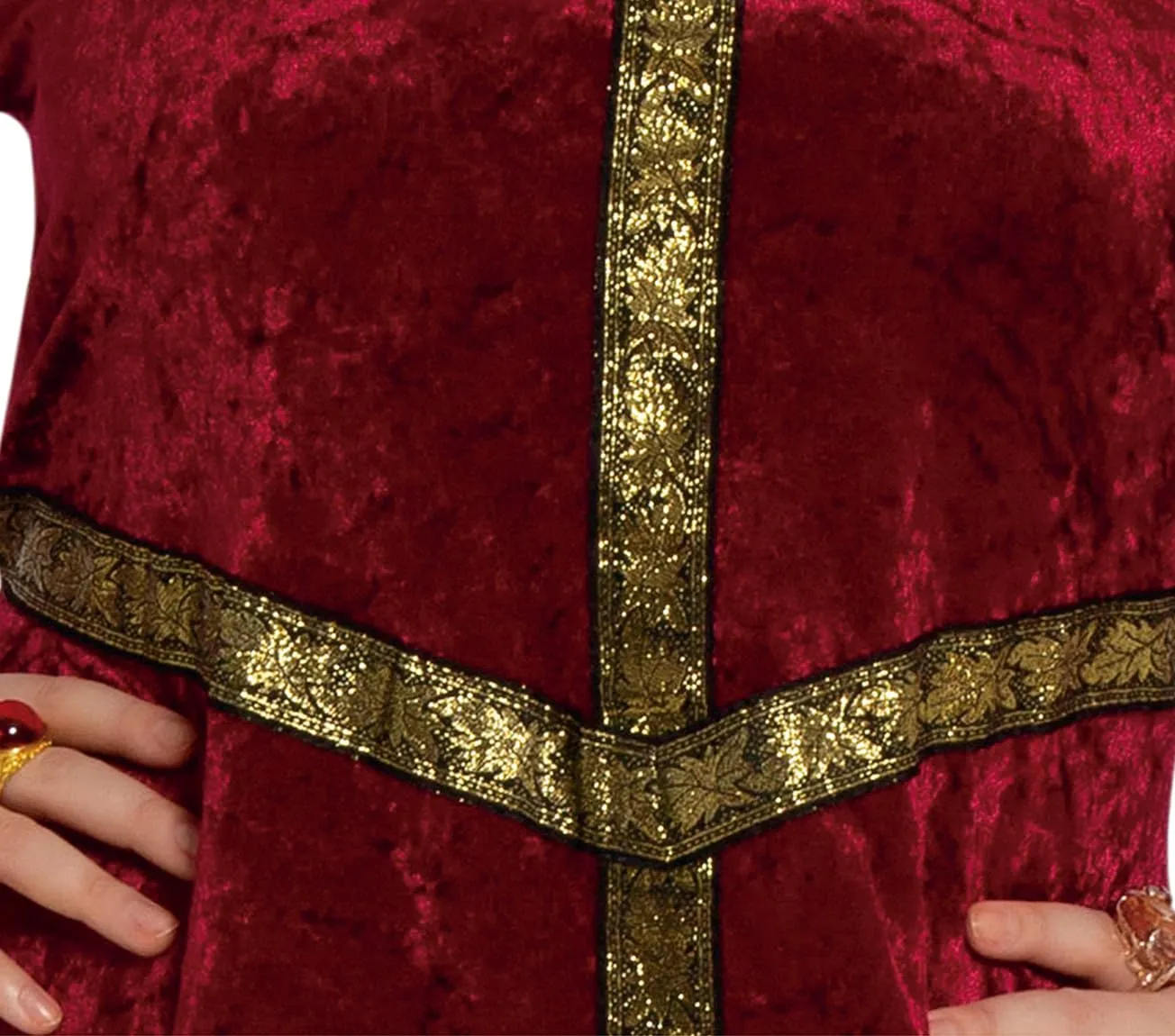 Guirca Principessa Rinascimento Costume Donna L 42-44 Rosso
