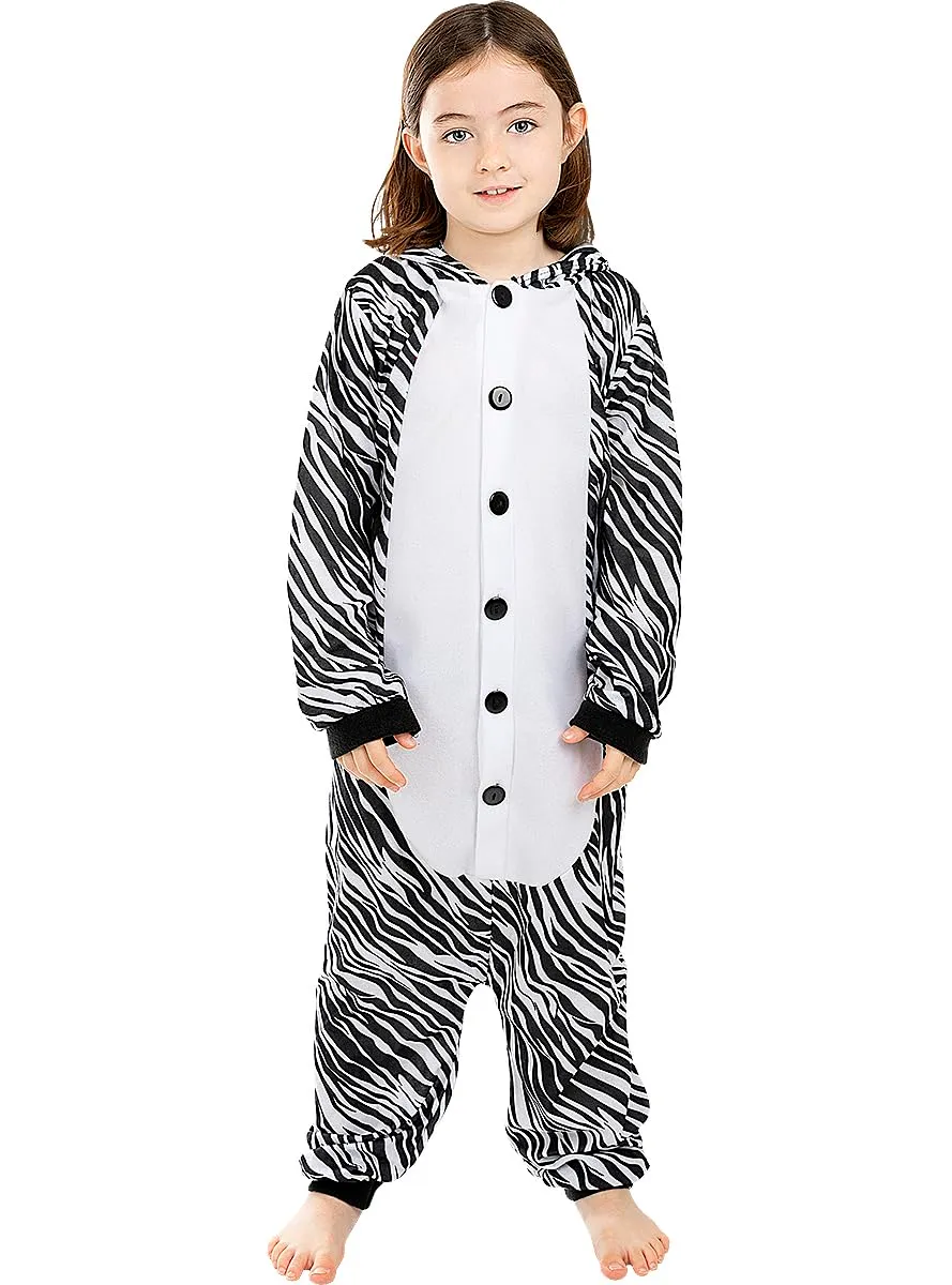 Funidelia Zebra Onesie Costume Bambino 5-6 Anni