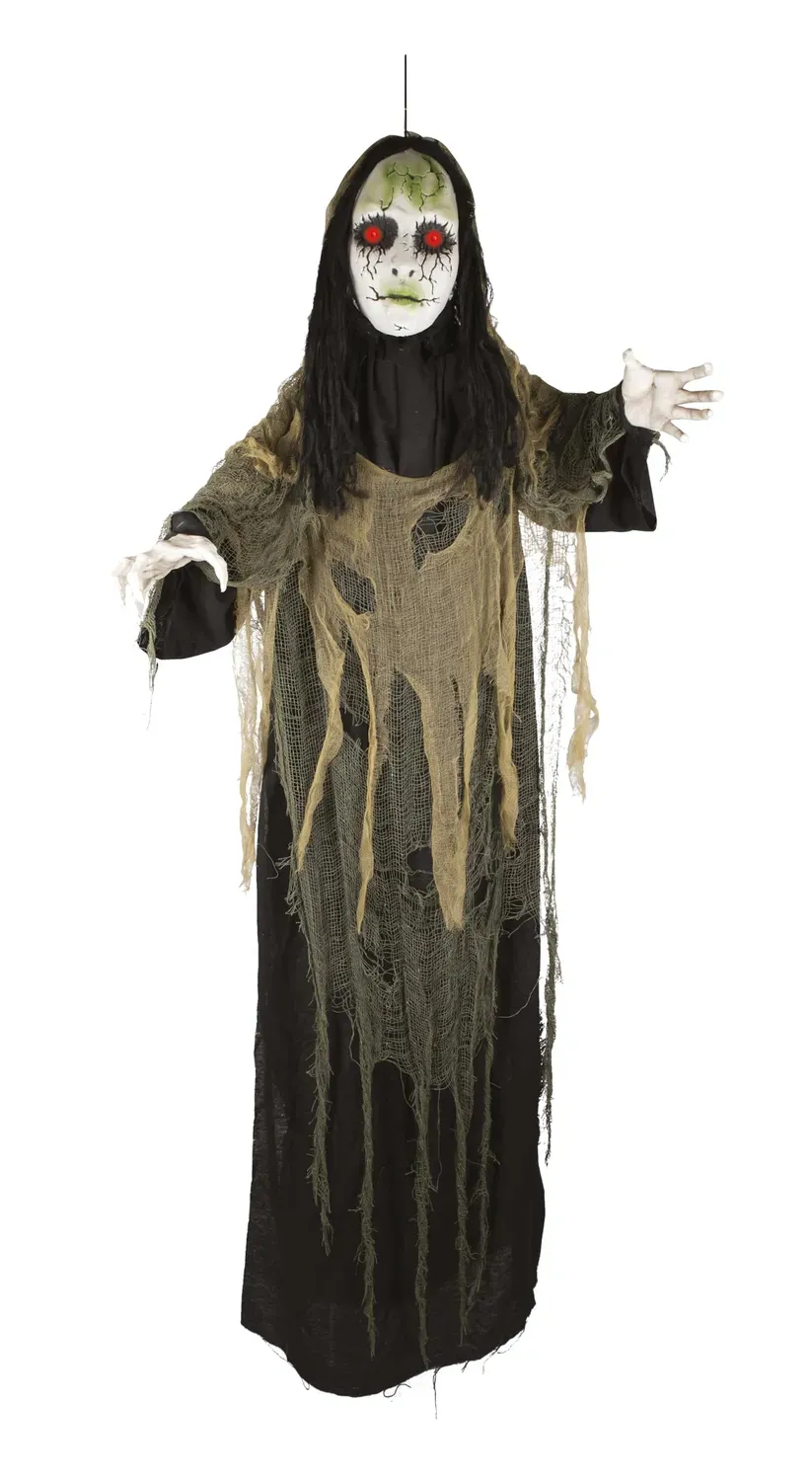 P'tit Clown Signora Verde Fantasma Automa Halloween 170 cm Sonoro