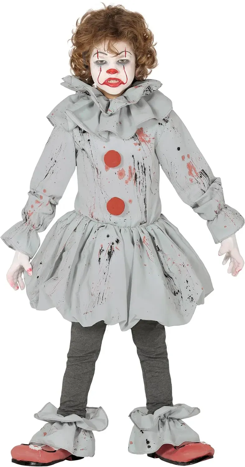 Guirca Clown Satanico costume bambino 7-9 anni Halloween