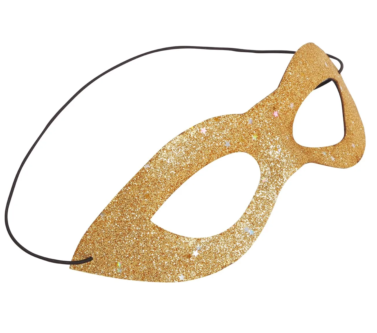 Fiestas Guirca Mascherina Dorata Stelle oro carnevale