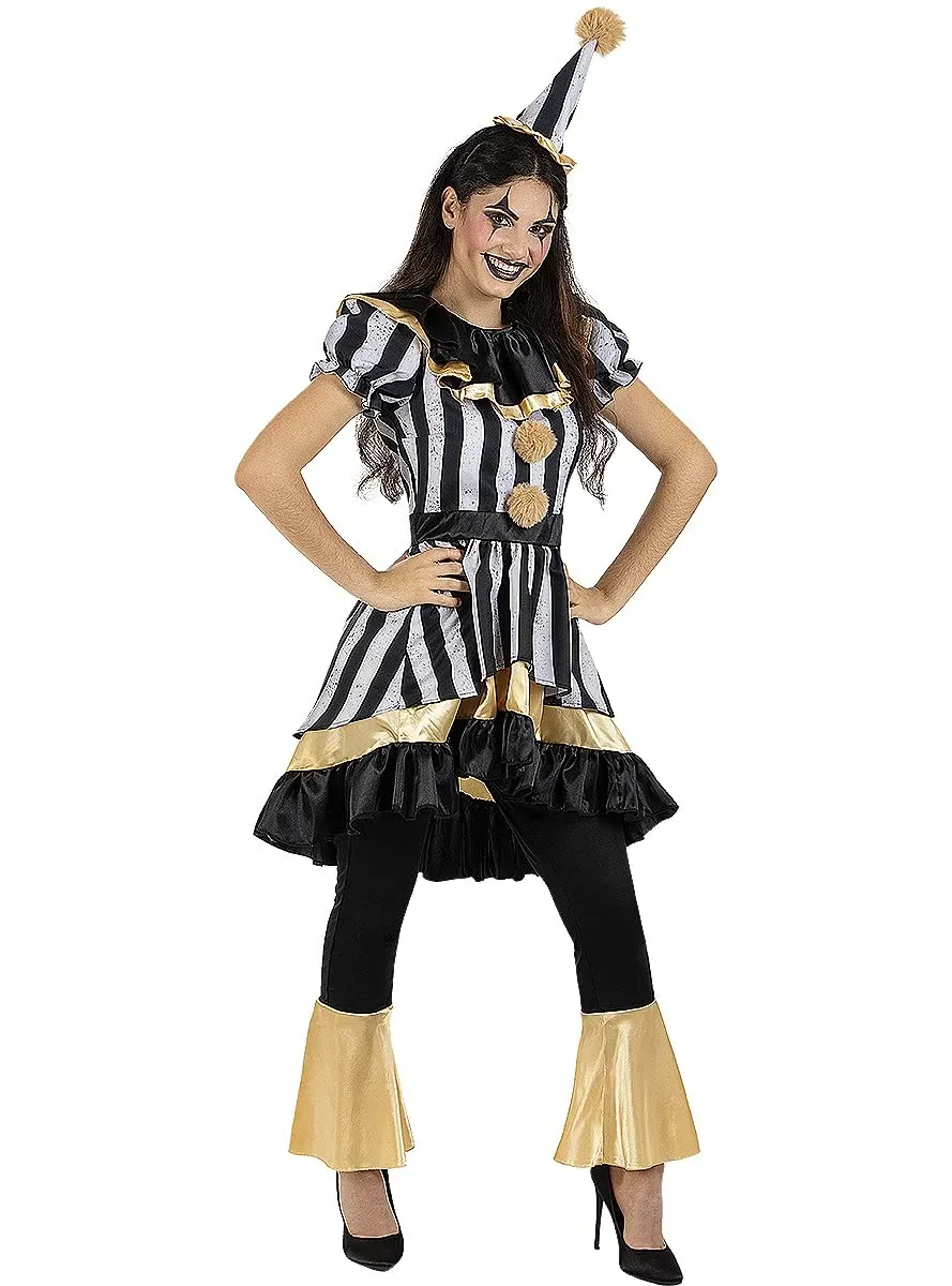 Funidelia Clown Horror Deluxe costume donna M porpora
