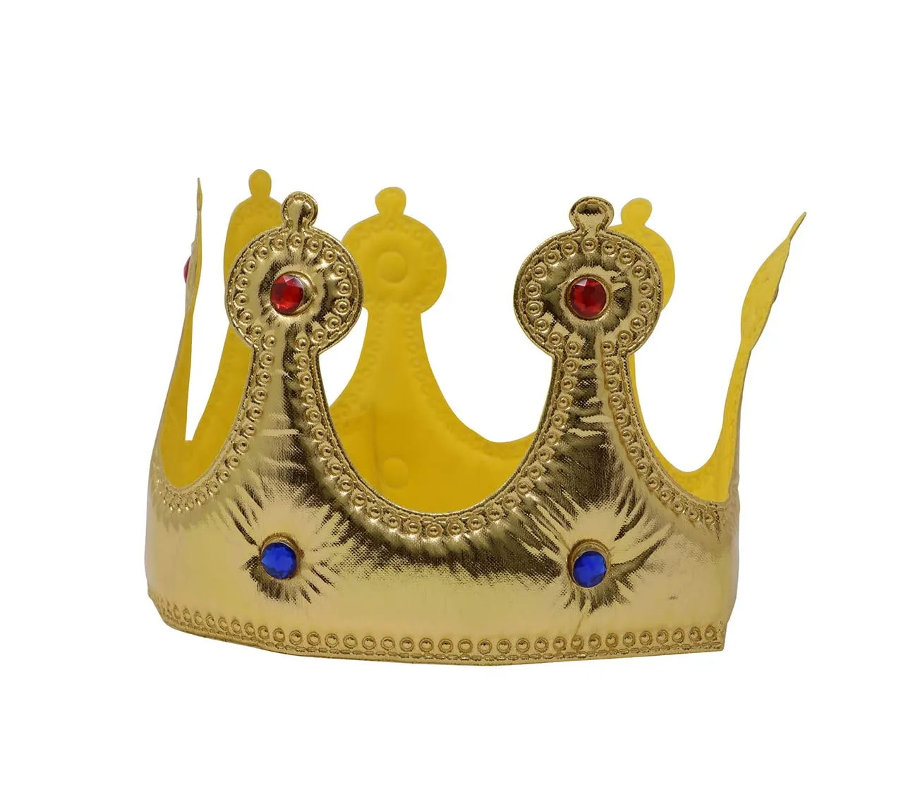 Guirca Corona Re Bambino corona in tessuto oro