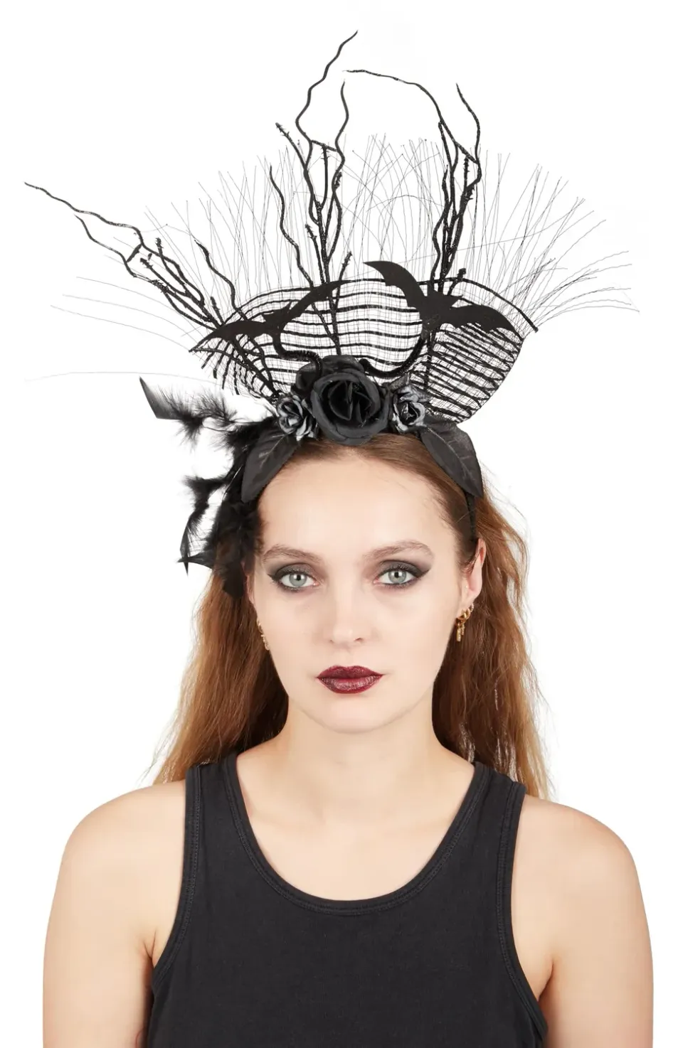 P'tit Clown Foresta Nera cerchietto Halloween adulto pipistrello