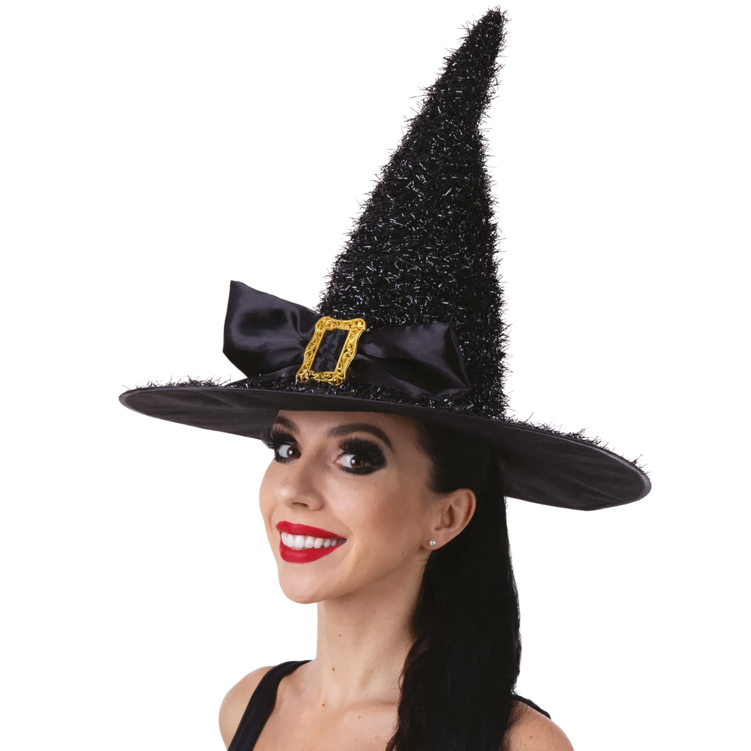 P'tit Clown re23149 Cappello Strega Nero Brillante Adulti