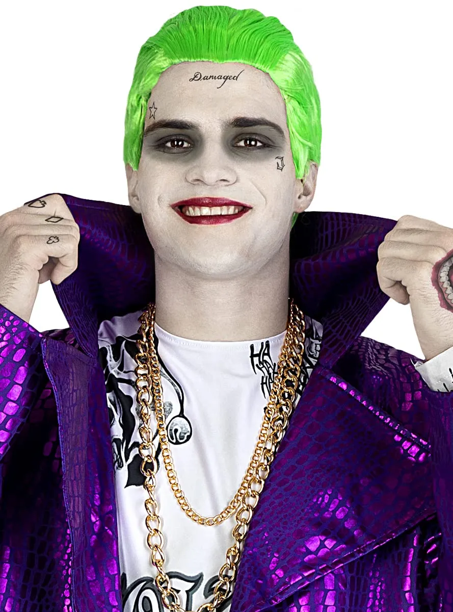 Funidelia Joker Suicide Squad parrucca uomo verde
