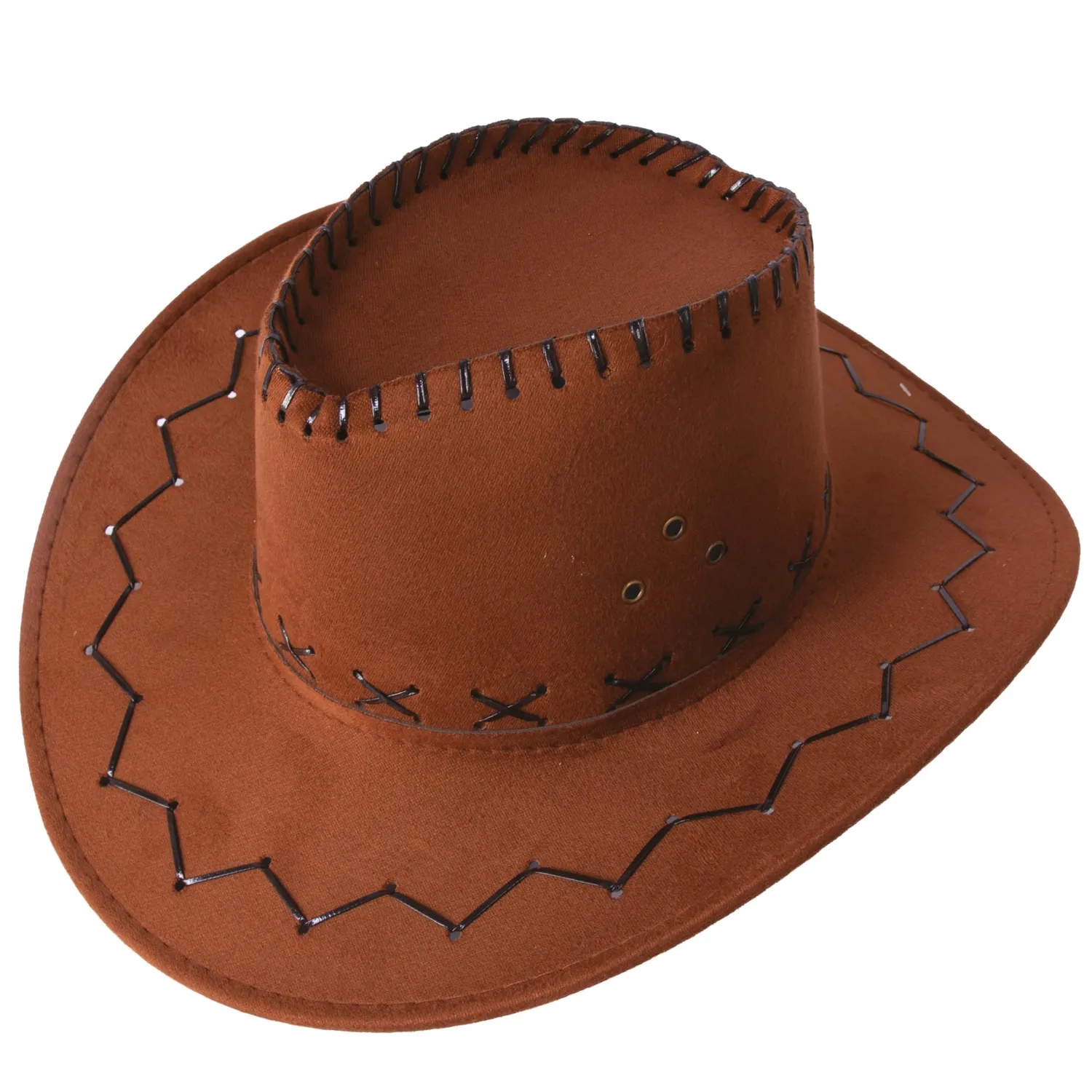 P'tit Clown 82011 cappello cowboy marrone nabuk