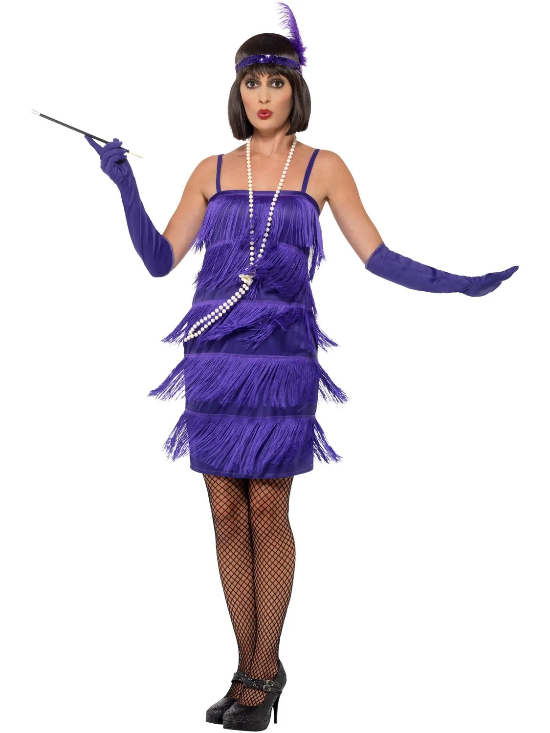 Smiffys Flapper costume donna viola anni 20
