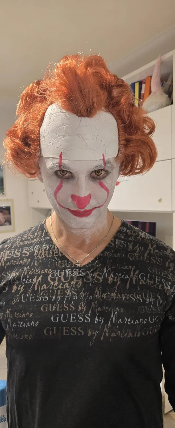 Funidelia IT Capitolo Due Pennywise parrucca con fronte
