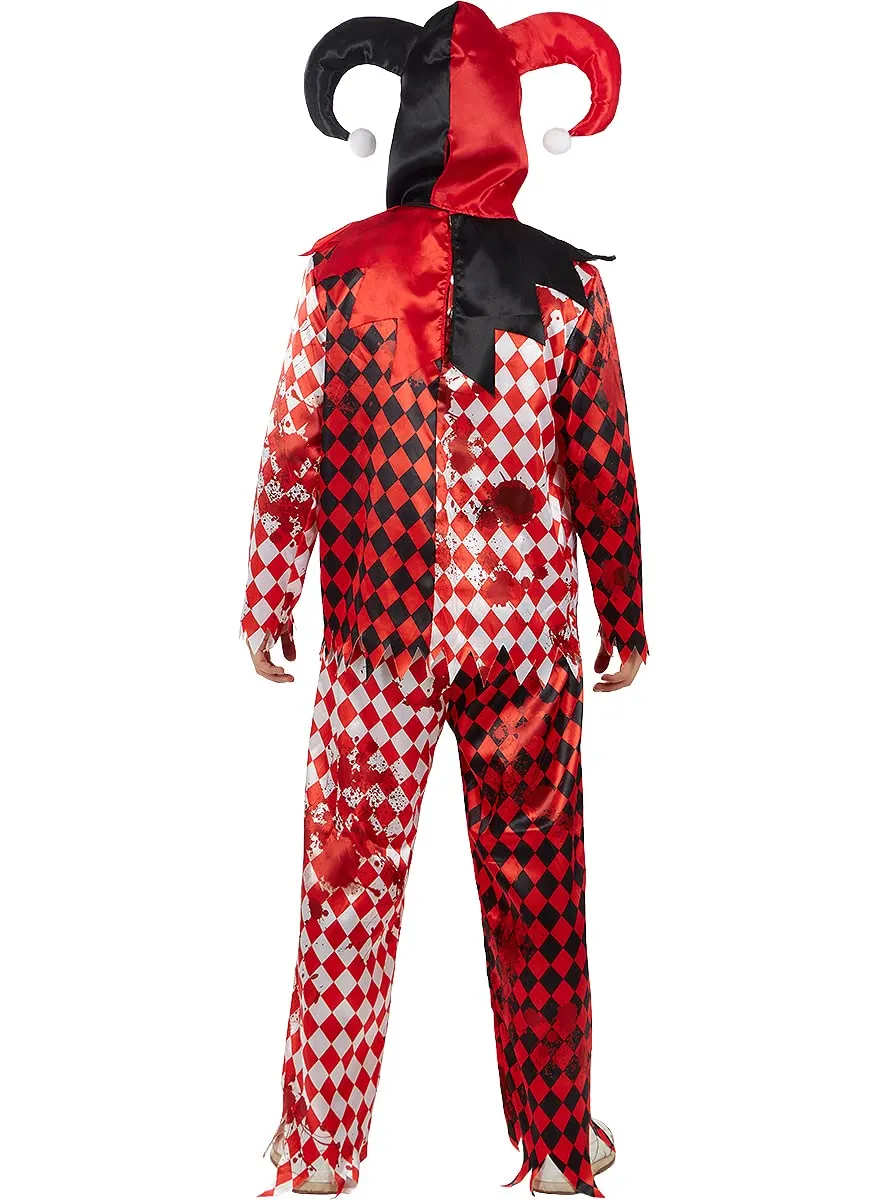 Funidelia Giullare inquietante costume uomo nero S-M