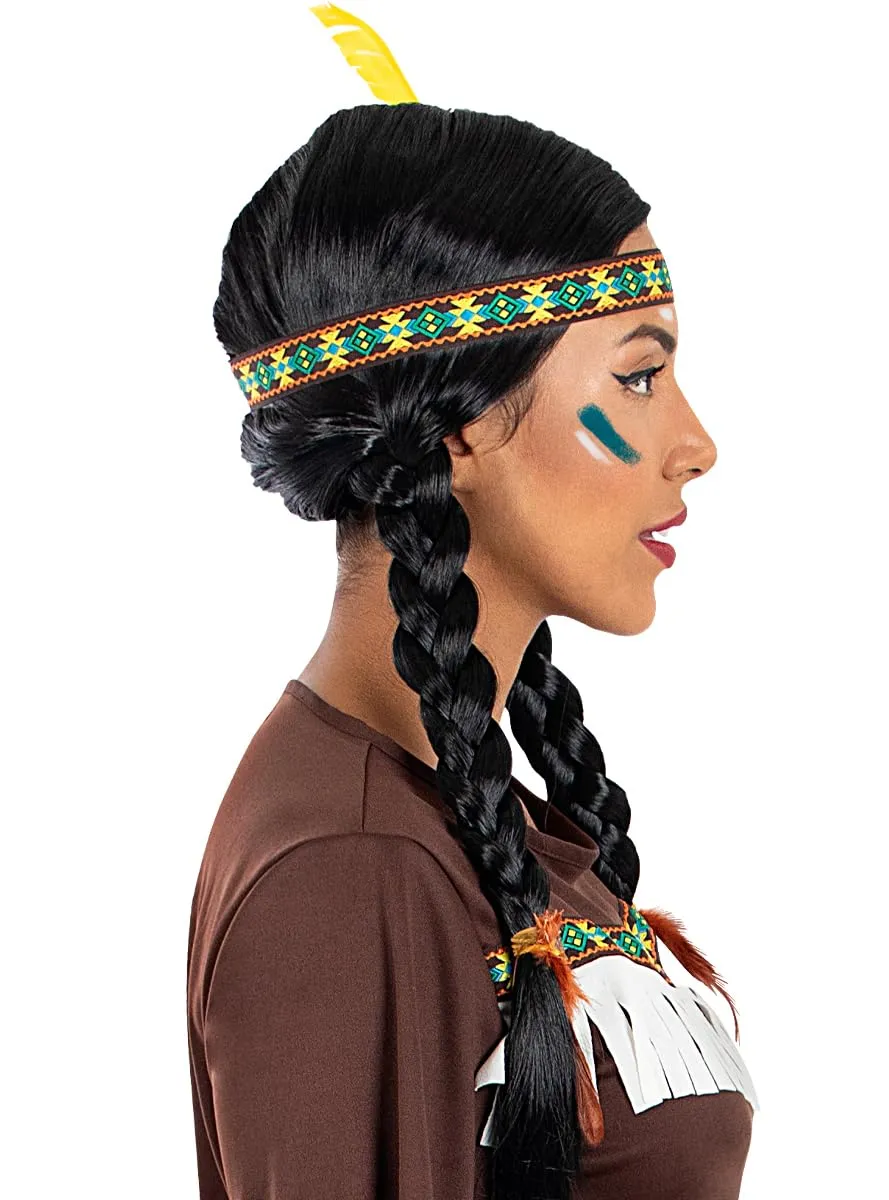 Funidelia Fascia Indiana Marrone Accessorio Costume Unisex