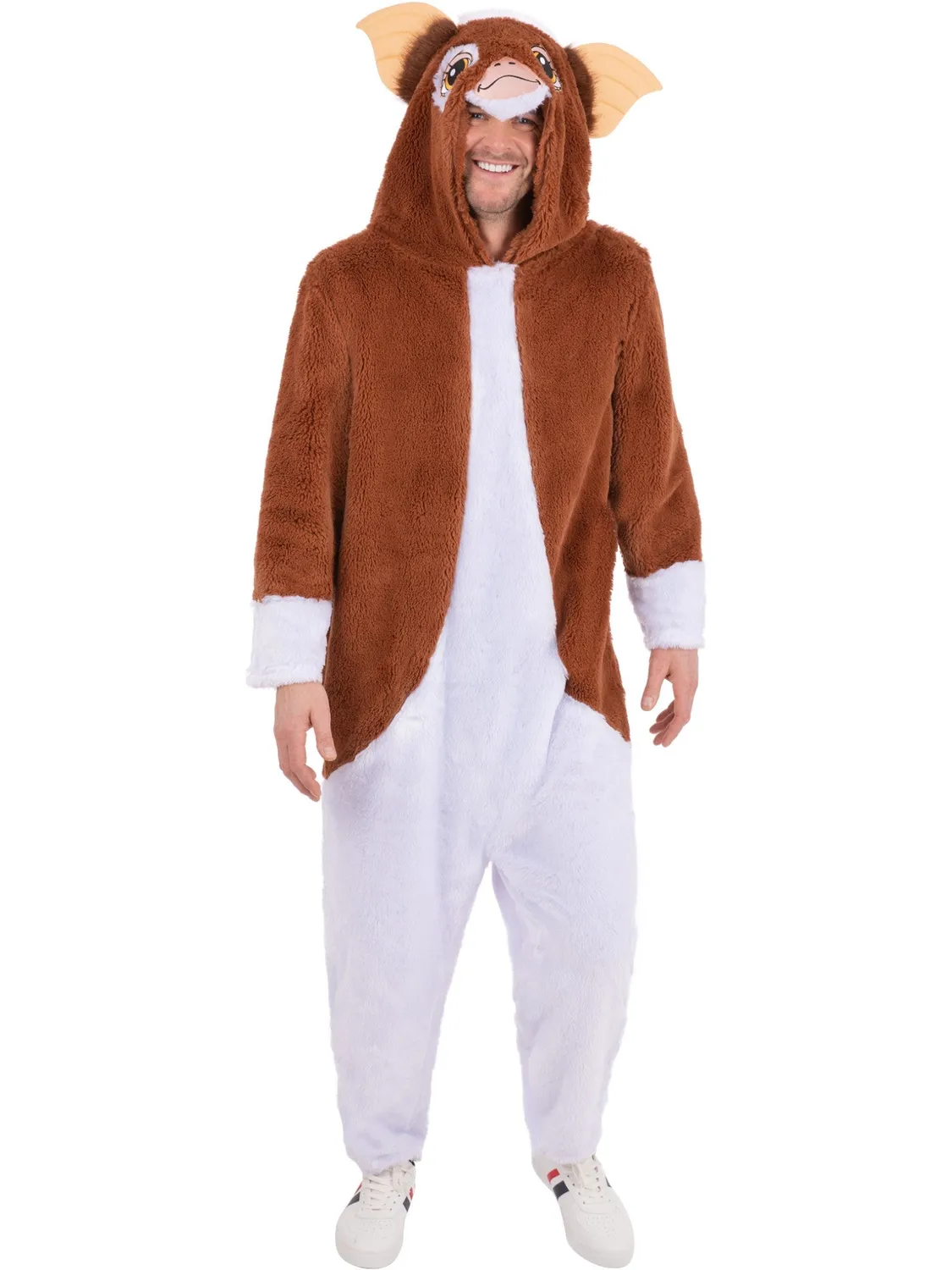 Smiffys Gremlins Gizmo costume tuta marrone con cappuccio