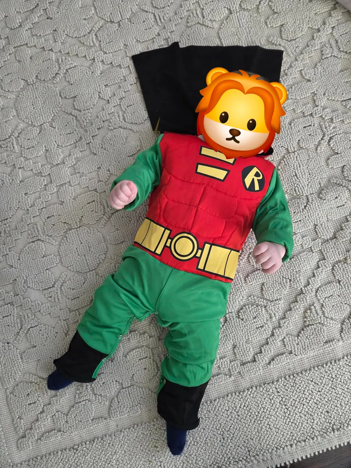 Funidelia Robin Boy Wonder costume neonato 12-24 mesi rosso