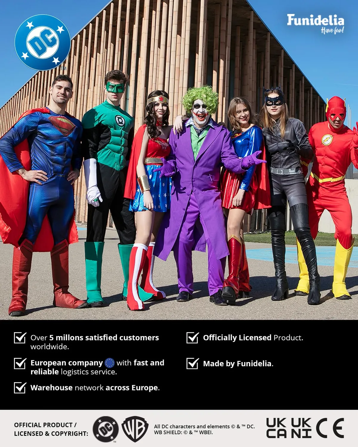 Funidelia Costume Joker Suicide Squad uomo completo