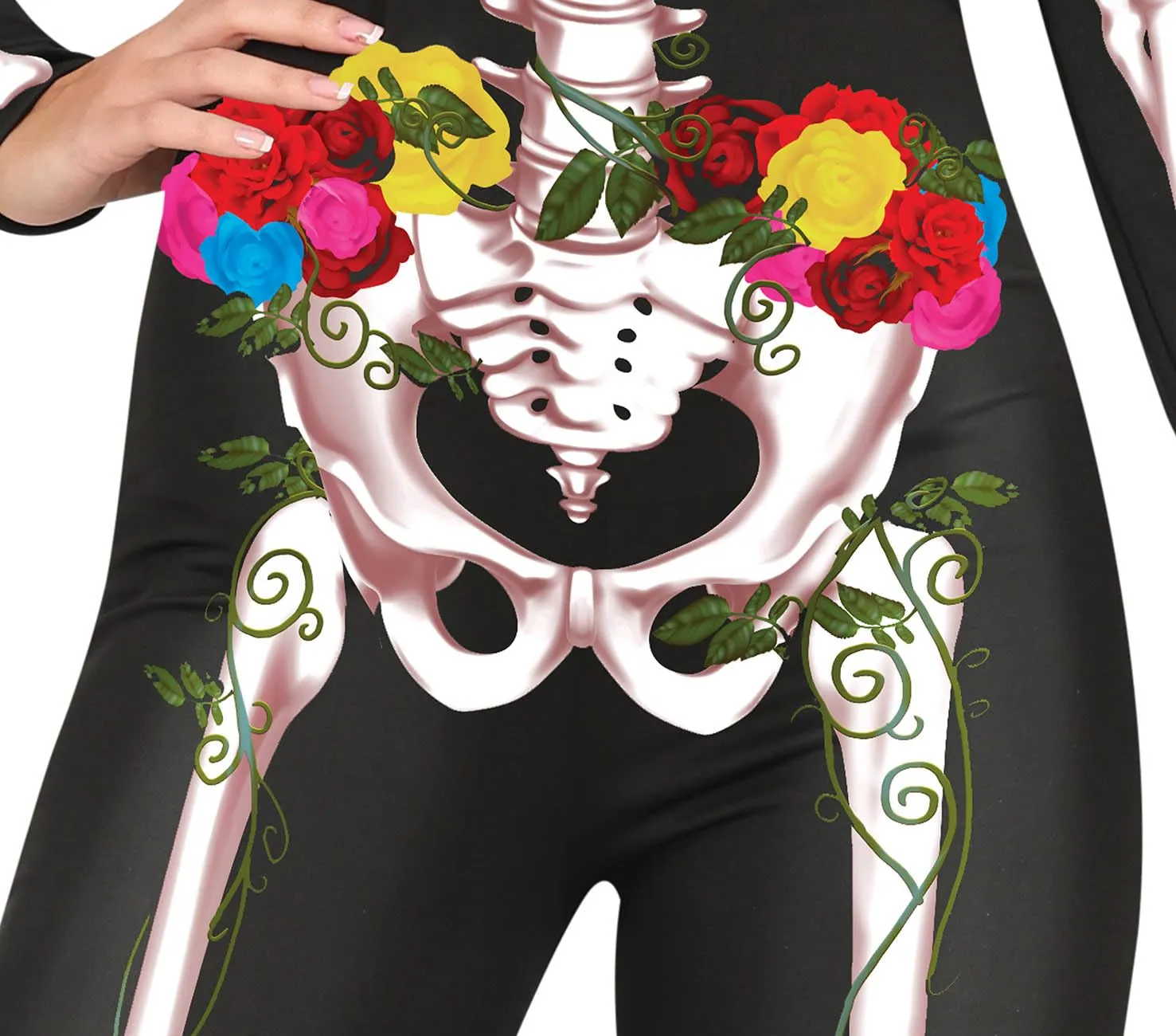 Guirca Catrina Rosa costume donna S per Halloween