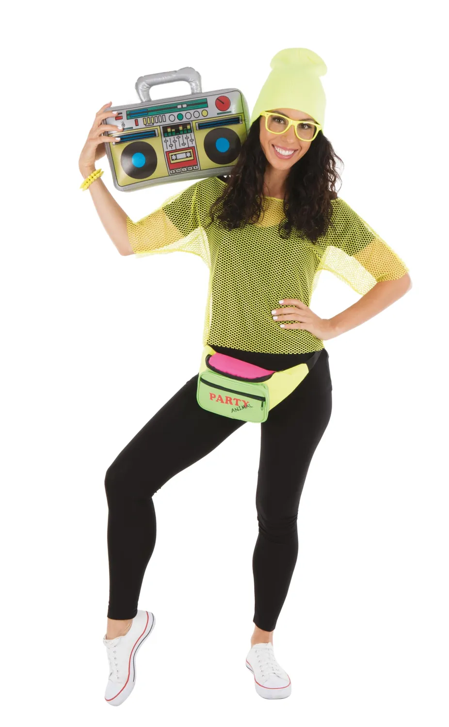 P'tit Clown re22674 Marsupio Banana Fluo anni 80