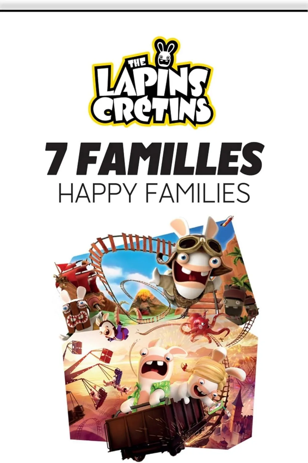 P'tit Clown Coniglietti Cretini 23334 gioco carte 7 famiglie
