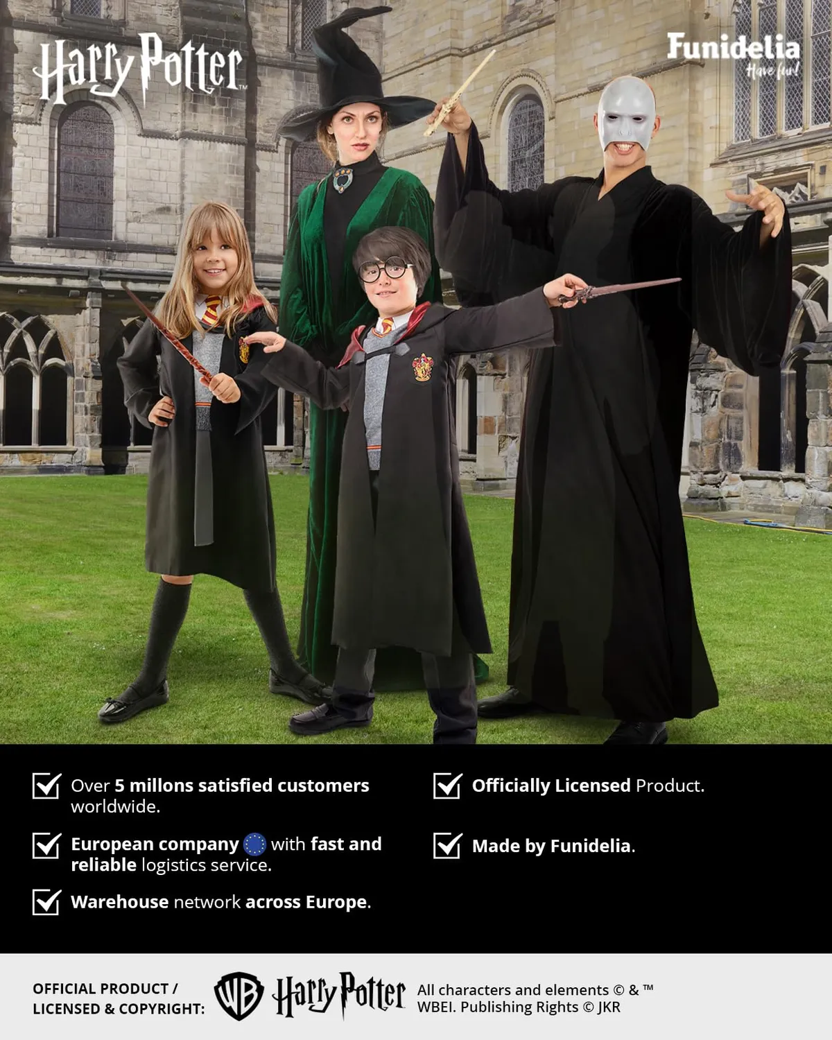 Funidelia Harry Potter Cappello Selezione marrone bambino