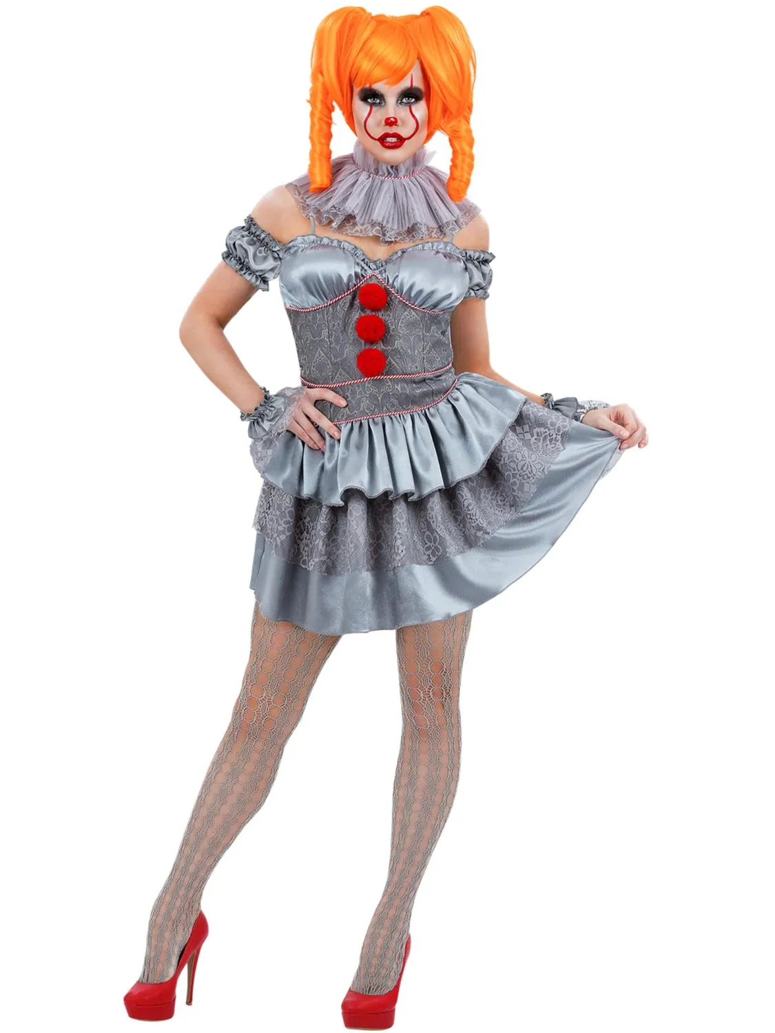 Smiffys IT Pennywise vestito donna S clown horror