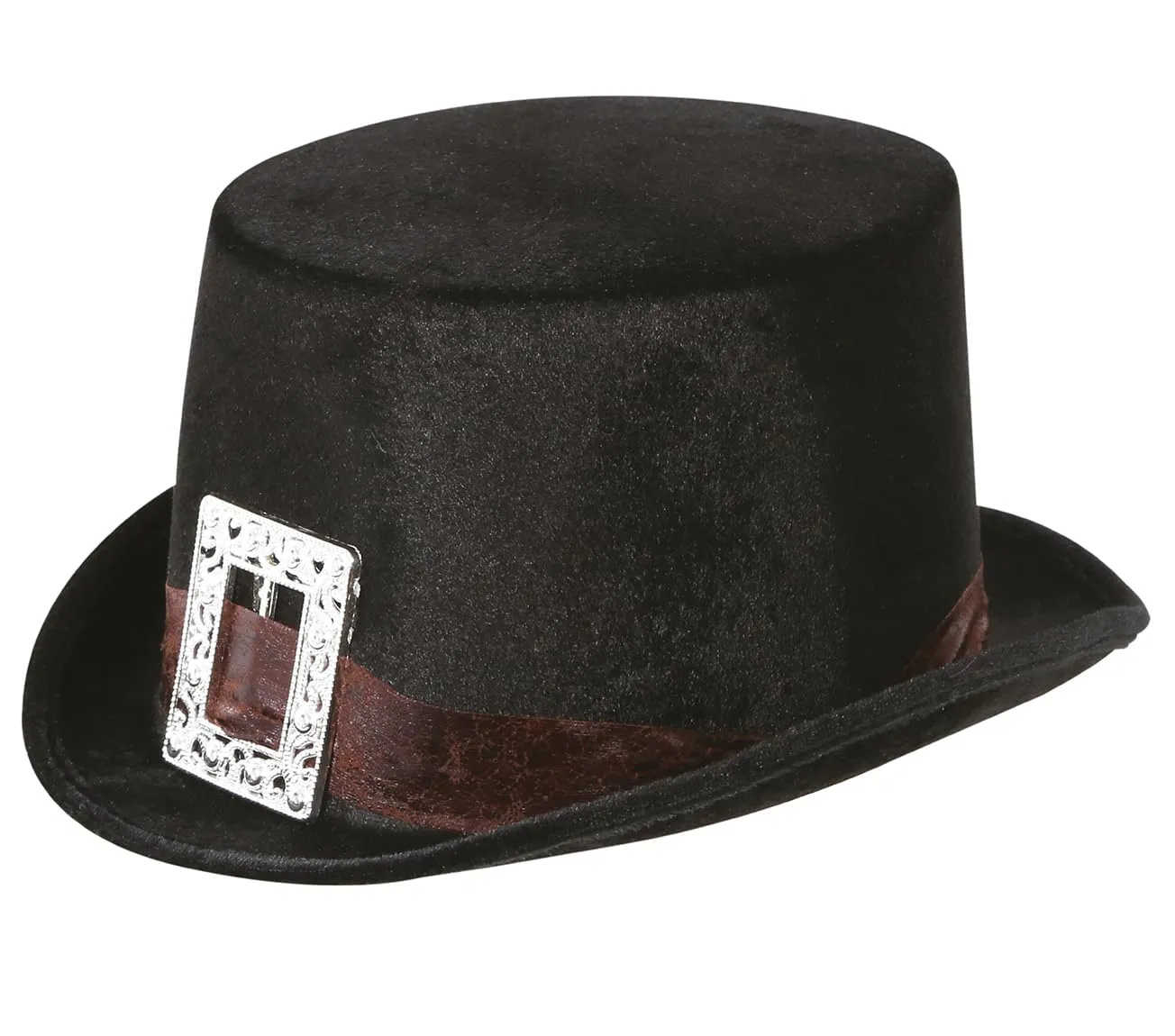 Fiestas Guirca Cilindro Nero Cappello Velluto Taglia Unica