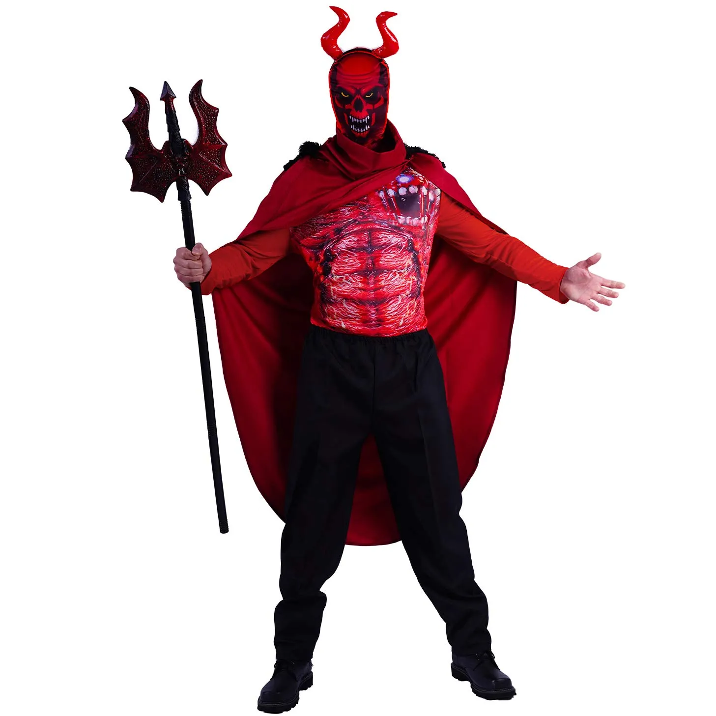 SEA HARE Diavolo Rosso costume uomo con mantello