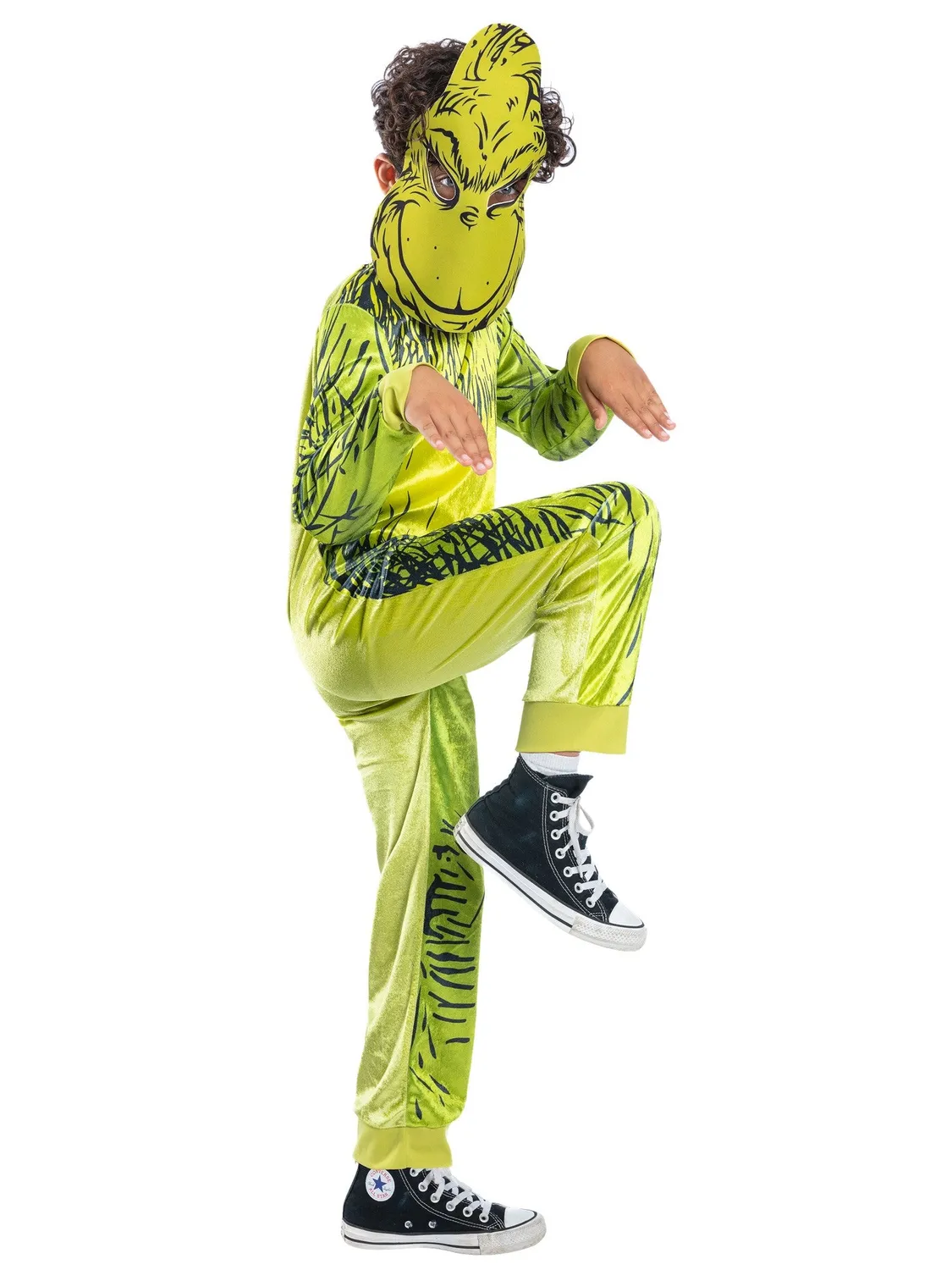 Smiffys Grinch costume bambino Medium 7-9 anni verde ufficiale