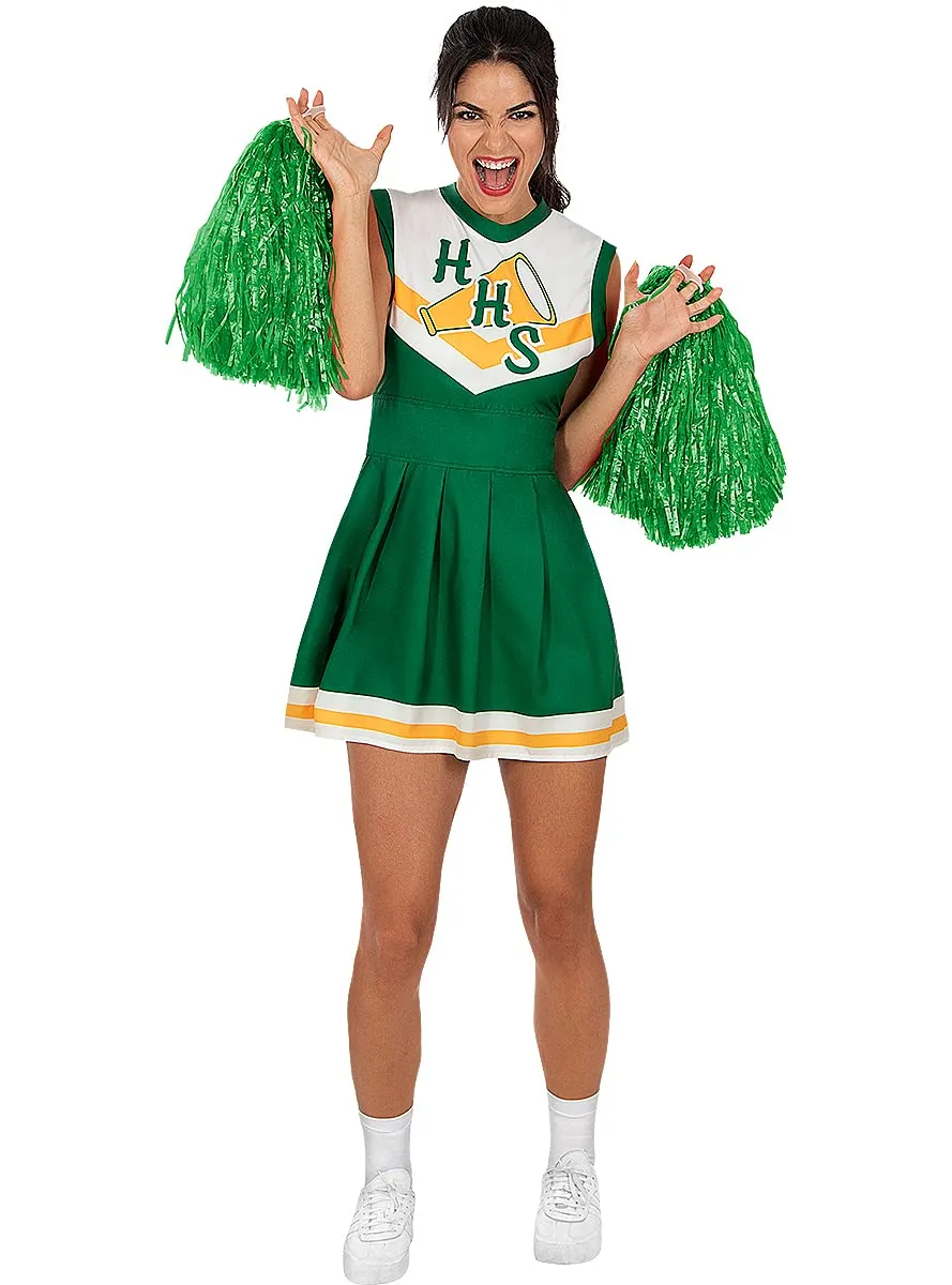 Funidelia Stranger Things Hawkins costume cheerleader verde donna