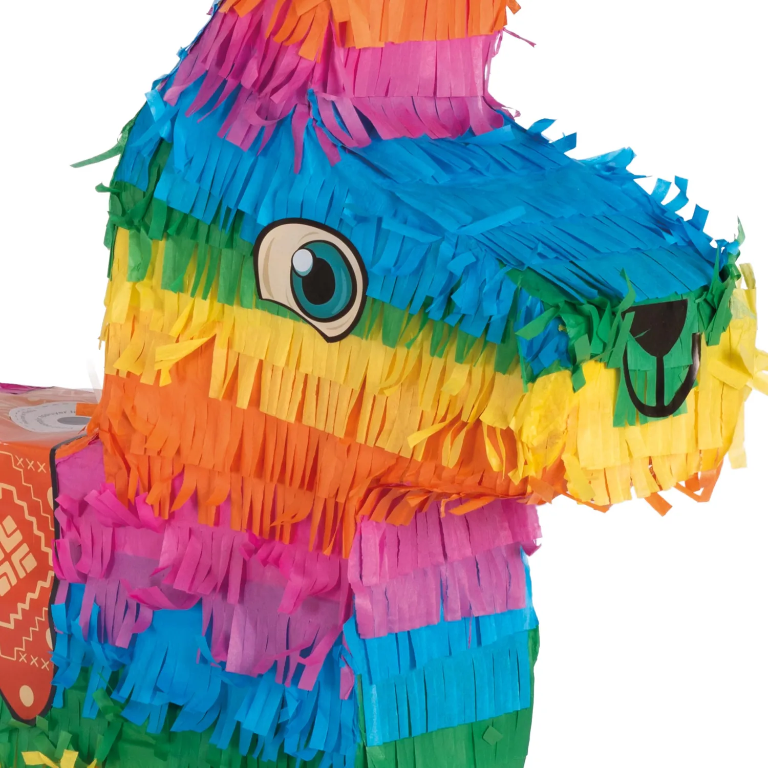 P'tit Clown 23197 piñata asino arcobaleno 44x39x9 cm vuota