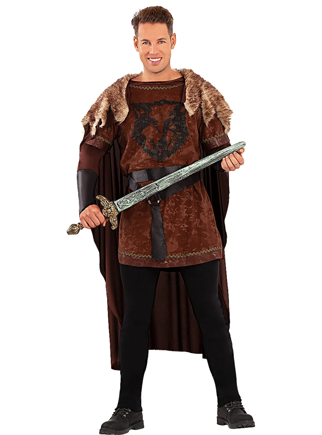 Funidelia Spada Guerriero 85 cm Arma Costume Nera PVC