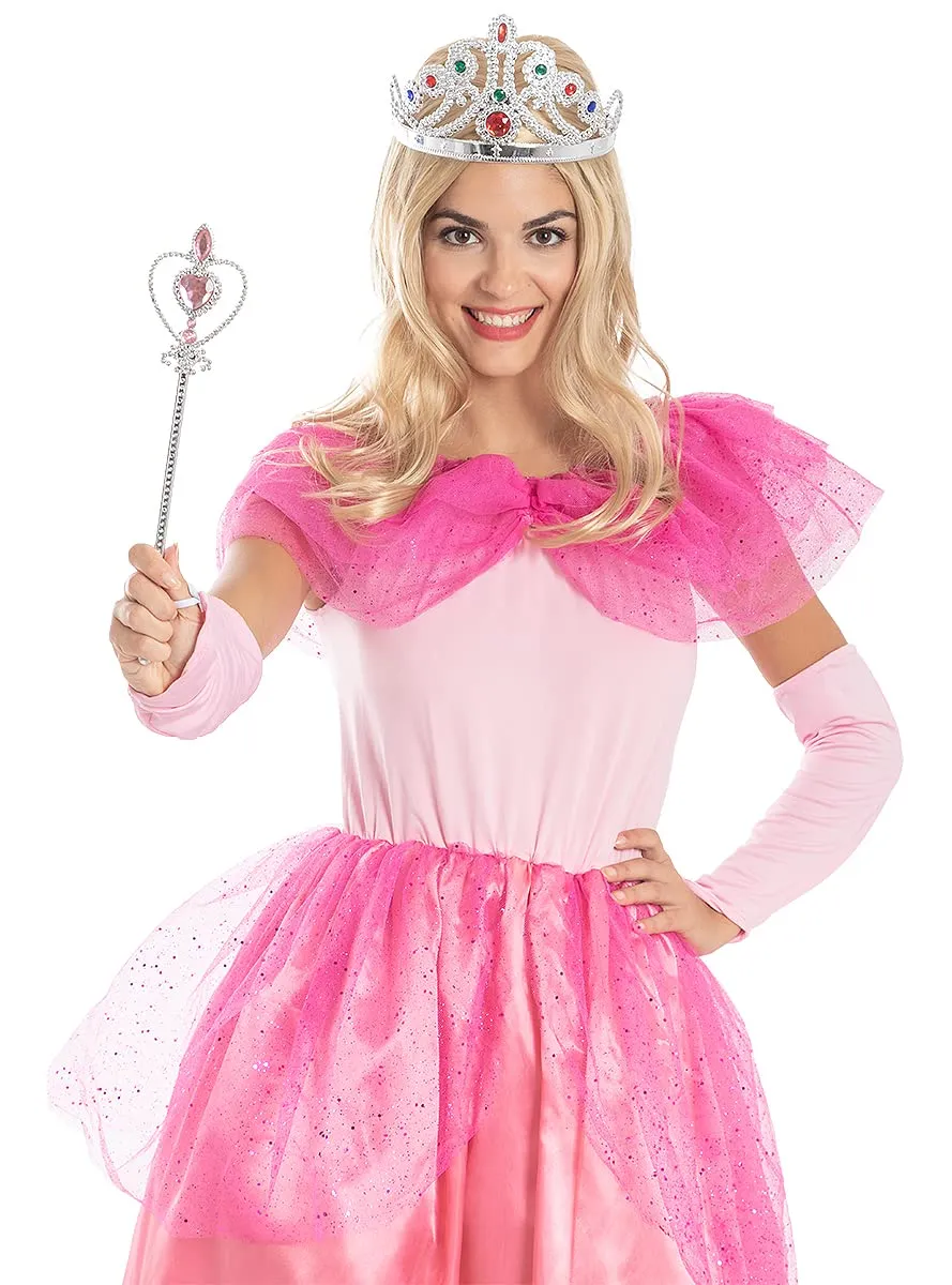 Funidelia Principessa costume donna S rosa medievale
