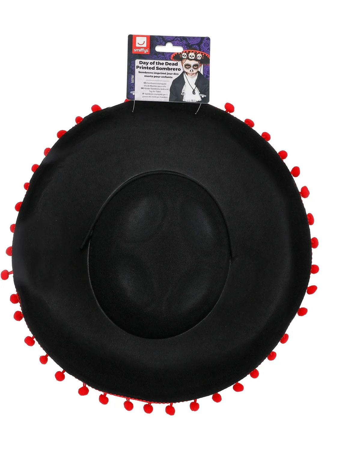 Smiffys Sombrero cappello bambino giorno dei morti teschio