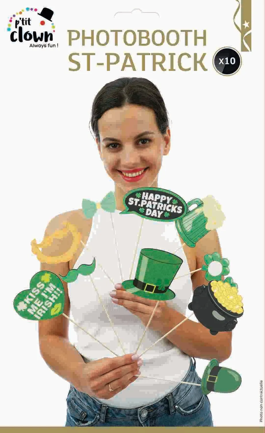 P'tit Clown 23250 photobooth San Patrizio 10 pezzi