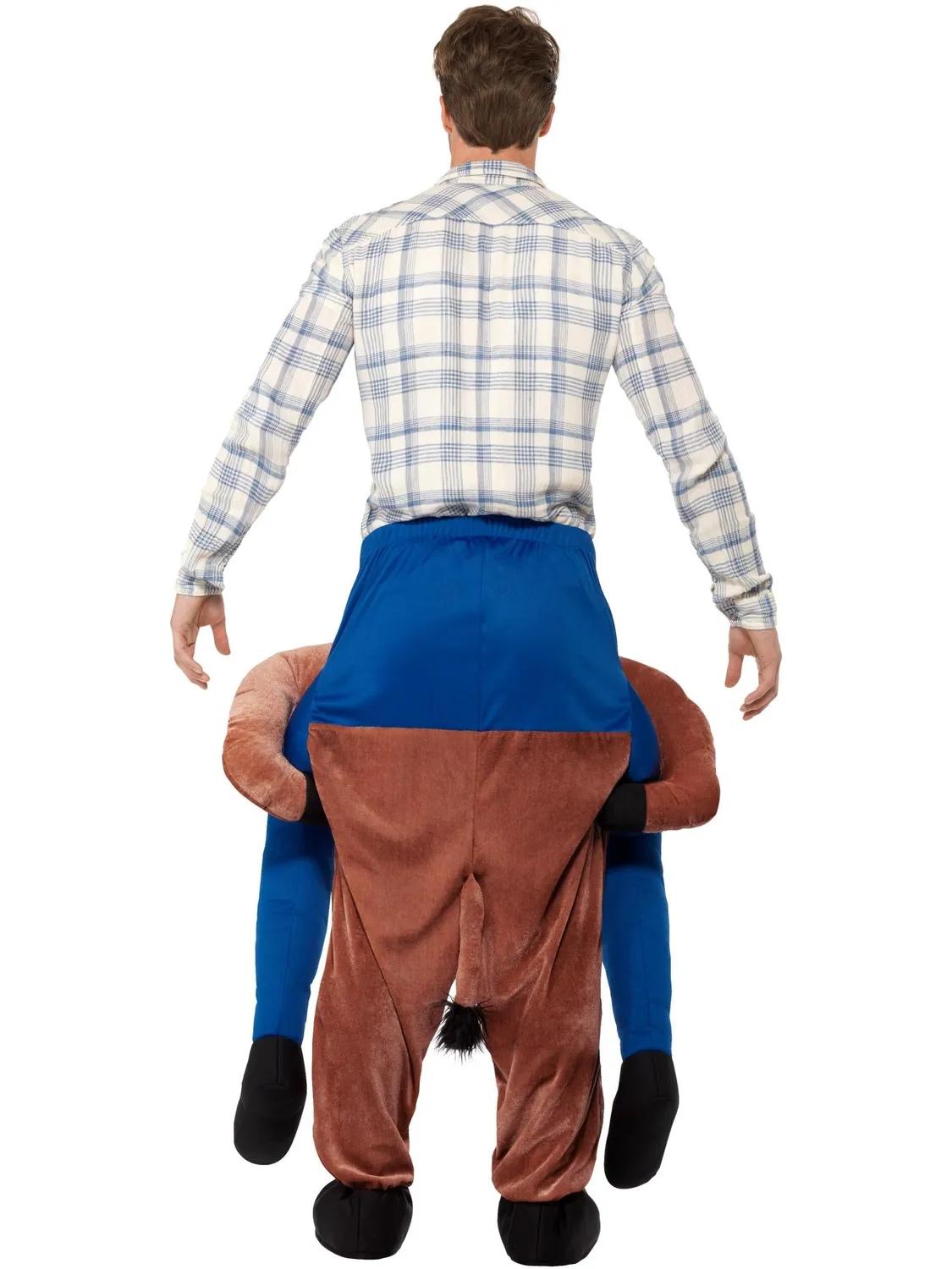 Smiffys Piggyback Costume Cavallo Marrone Adulto Carry Me