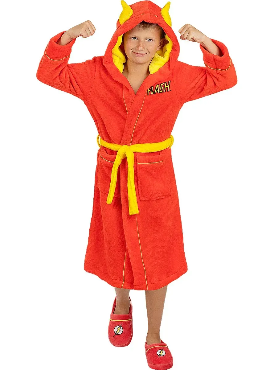 Funidelia Flash vestaglia bambino 5-6 anni rossa