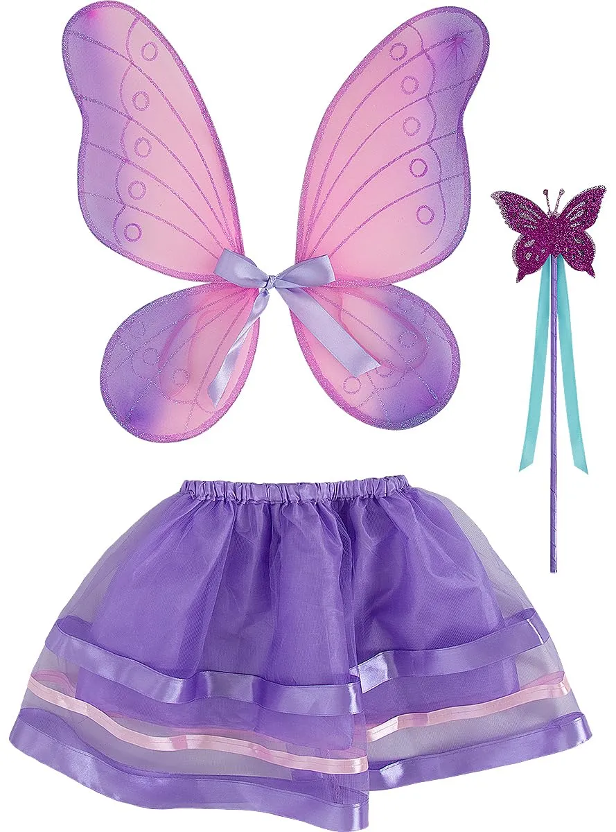 Funidelia Fata Farfalla Kit Accessori Bambina Farfalla