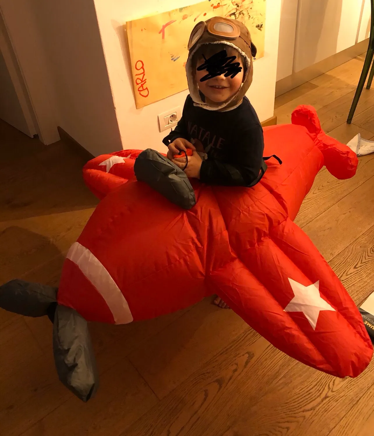 Bodysocks Aeroplano Costume Gonfiabile Bambino pilota