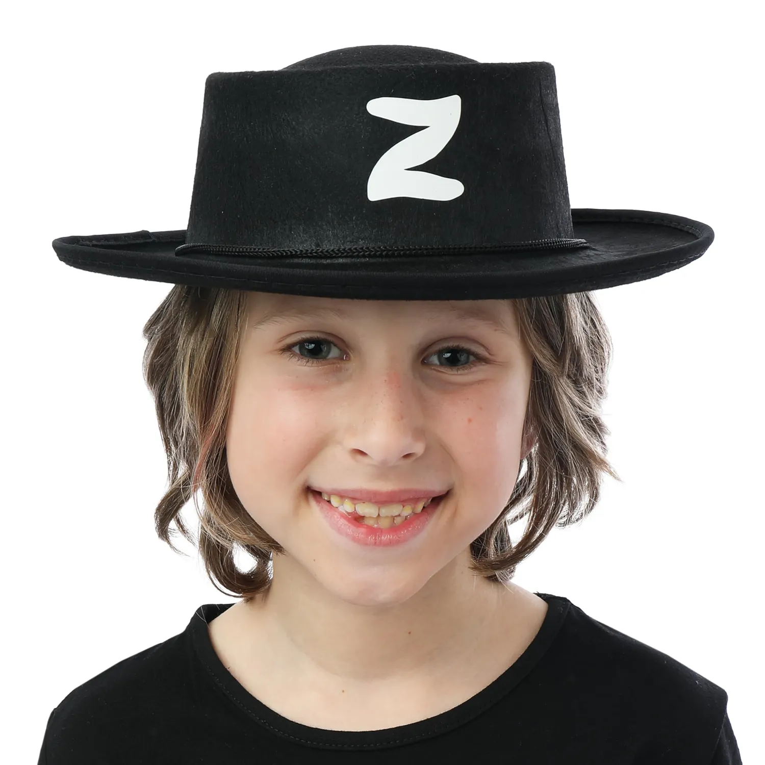 P'tit Clown 10600 Cappello Feltro Bambini Nero Bandito