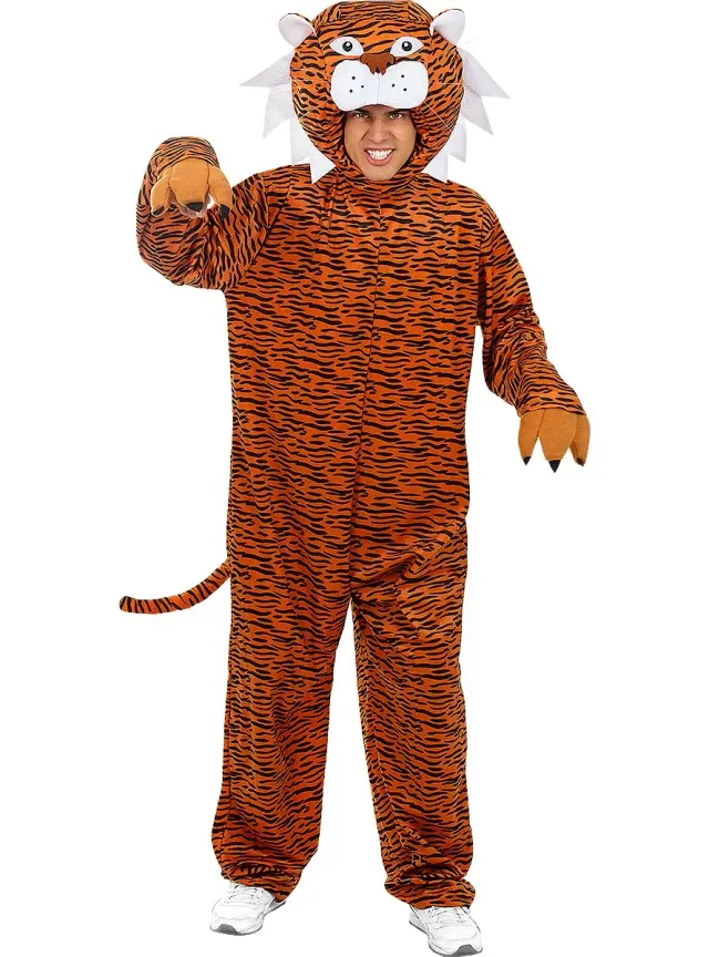 Funidelia costume tigre adulto arancione giungla