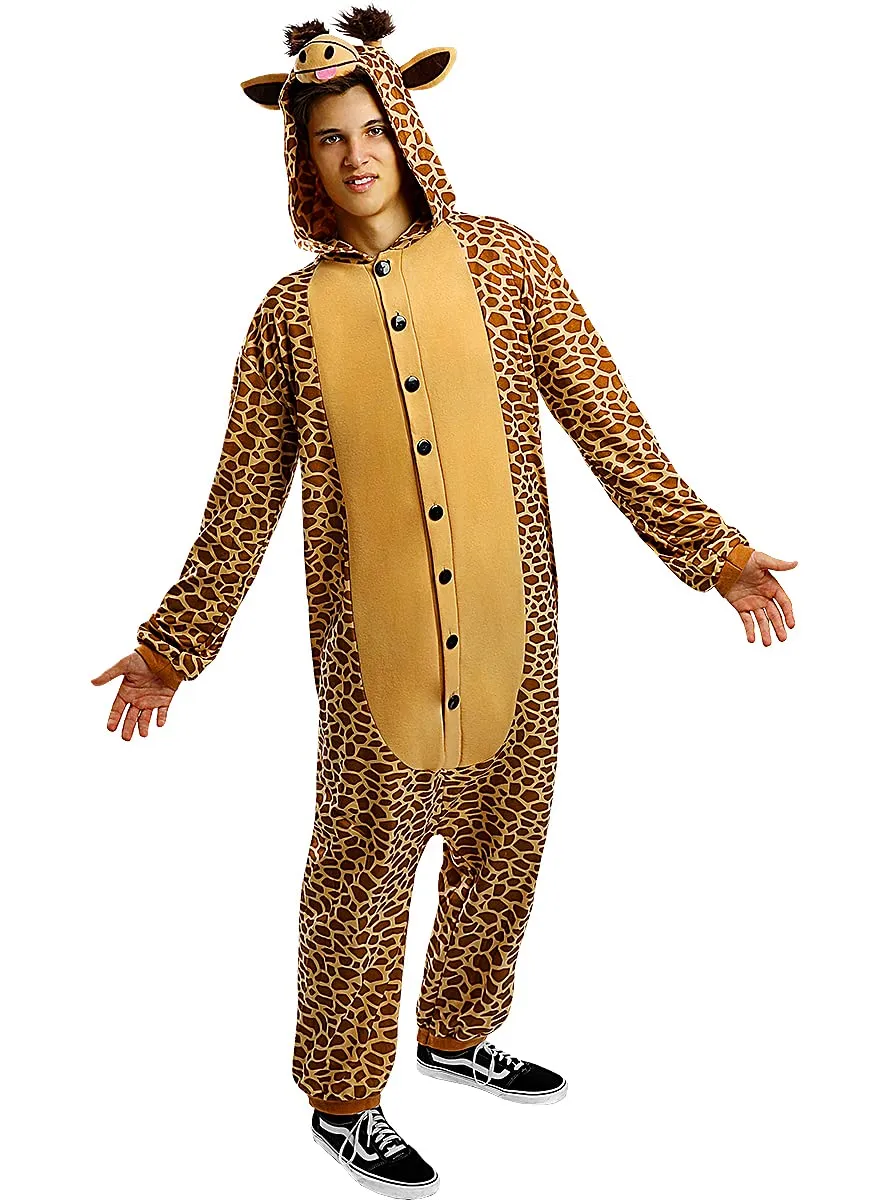 Funidelia onesie giraffa costume tuta adulto multicolore S-M