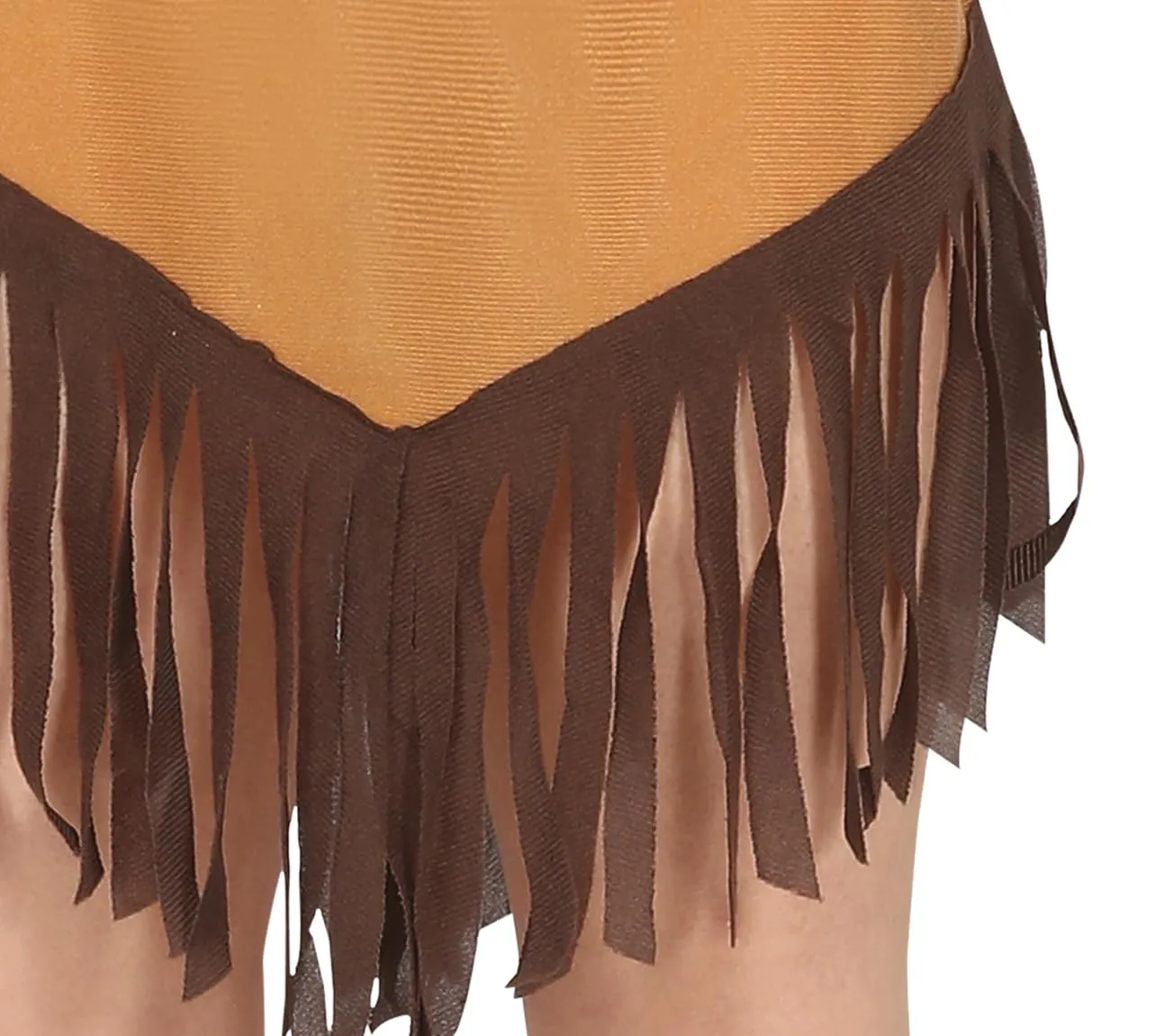 Fiestas Guirca Nativo Americano Adolescente Vestito Frange